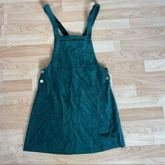 zara green overall dress | Dresses | Zara Velvet Hipster Style Green Aboveknee Overalls Sz Xs 087 unique prom dresses 2025